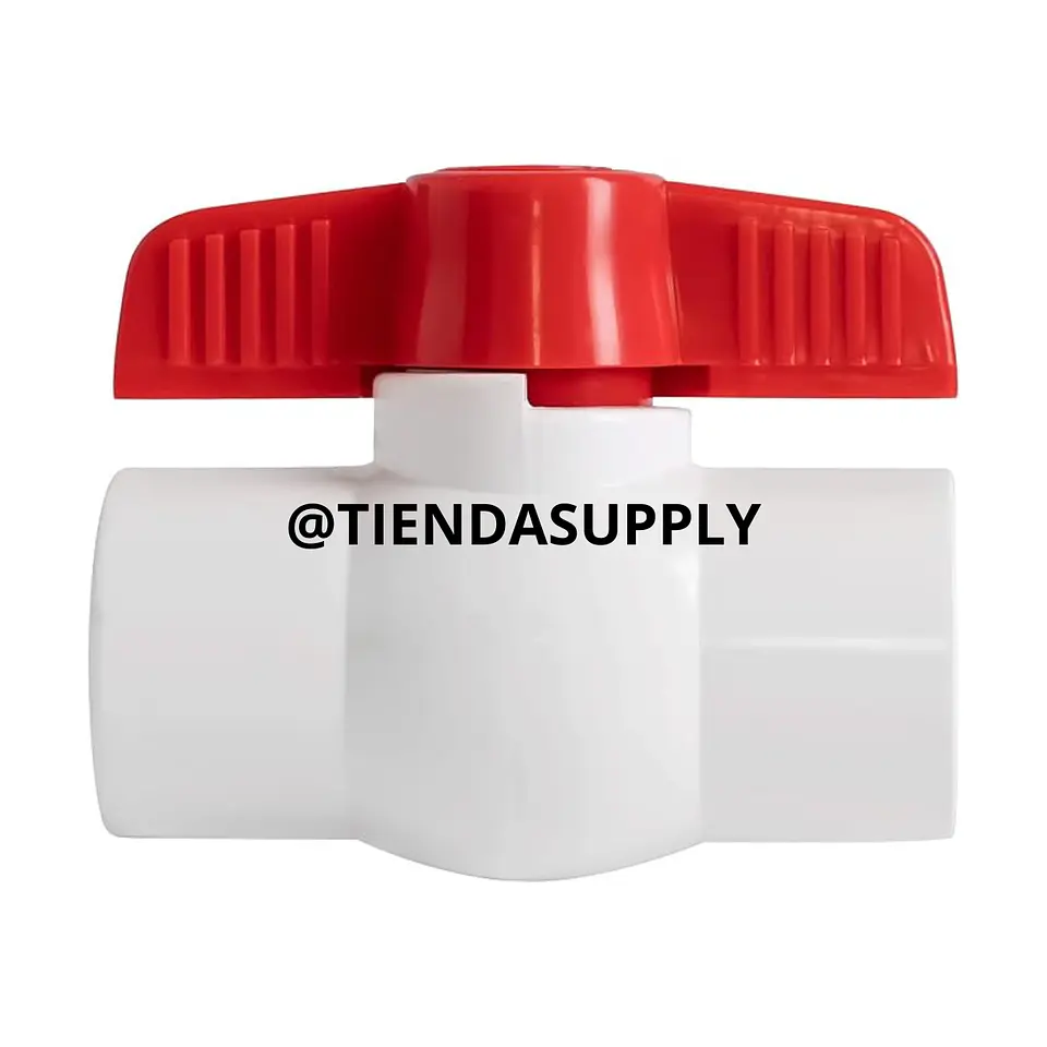 VALVULA DE BOLA PVC ROSCADA 2