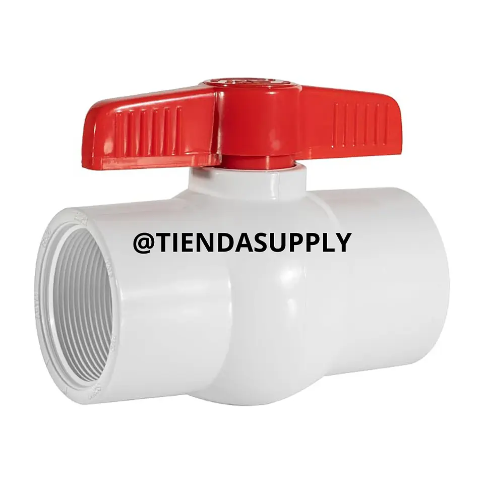 VALVULA DE BOLA PVC ROSCADA 1