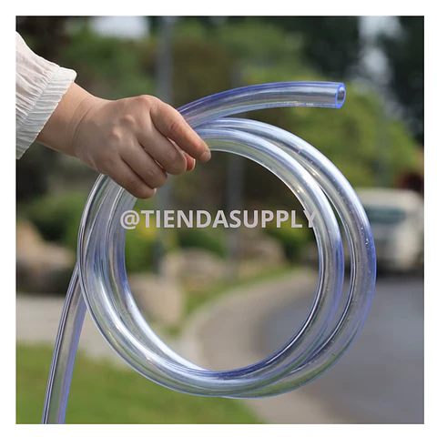 MANGUERA CRISTAL O TRANSPARENTE ROLLO 100 METROS 