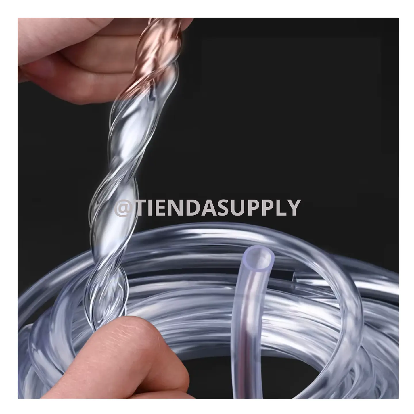 MANGUERA CRISTAL O TRANSPARENTE ROLLO 100 METROS  5