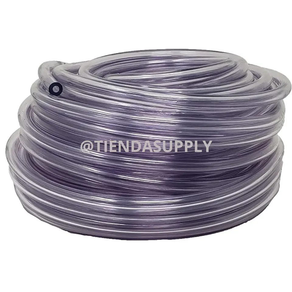 MANGUERA CRISTAL O TRANSPARENTE ROLLO 100 METROS  1