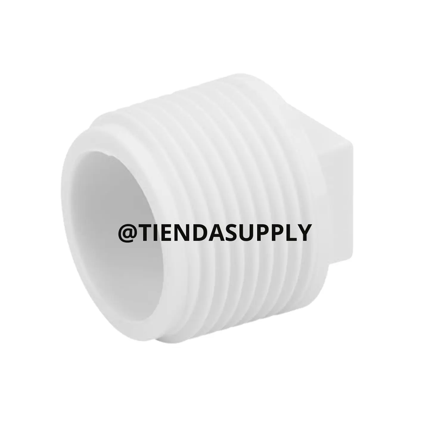 TAPON MACHO ROSCADO PVC  3