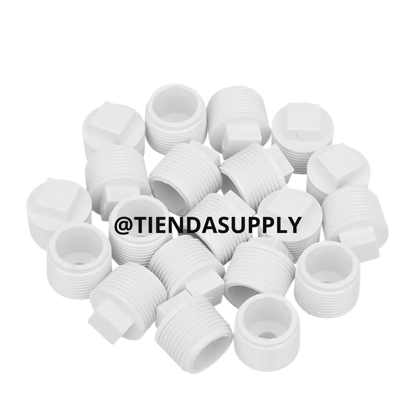 TAPON MACHO ROSCADO PVC  1