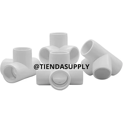 CUATRICODO ESTRUCTURAL LISO PVC 1/2"