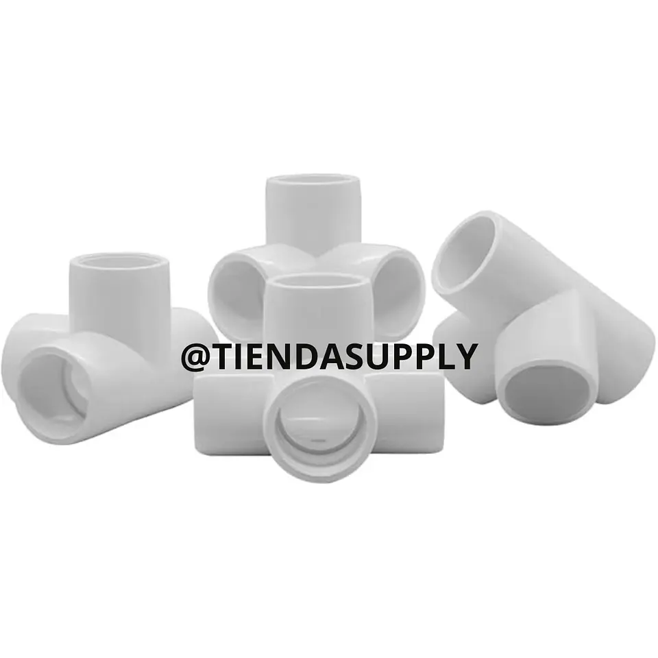 CUATRICODO ESTRUCTURAL LISO PVC 1/2