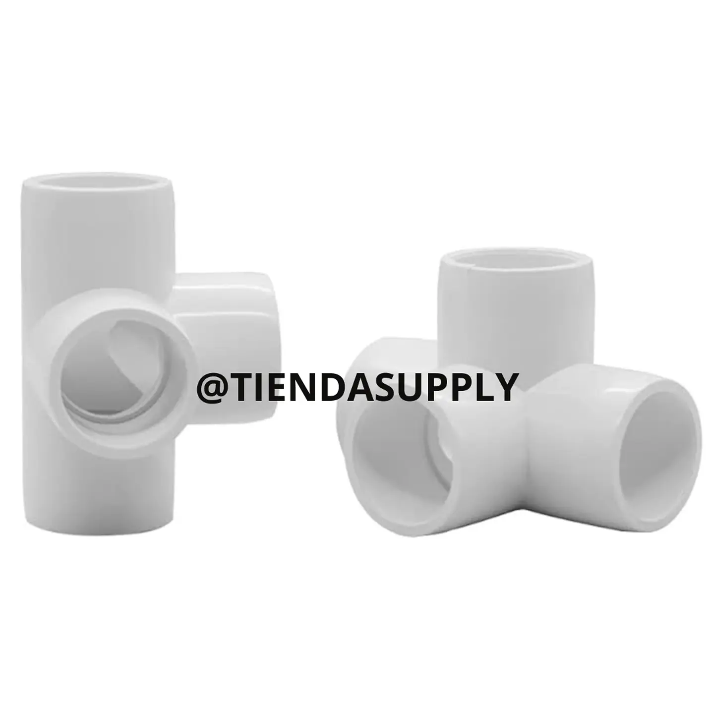 CUATRICODO ESTRUCTURAL LISO PVC 1/2