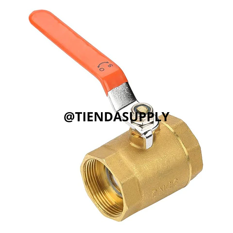 VALVULA DE PASO DORADA TIPO PESADO