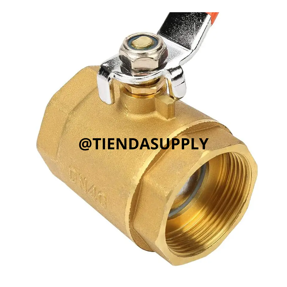 VALVULA DE PASO DORADA TIPO PESADO 3