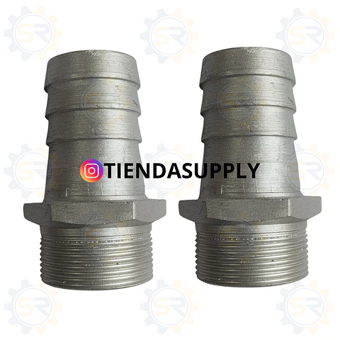 ACOPLE MACHO ALUMINIO 