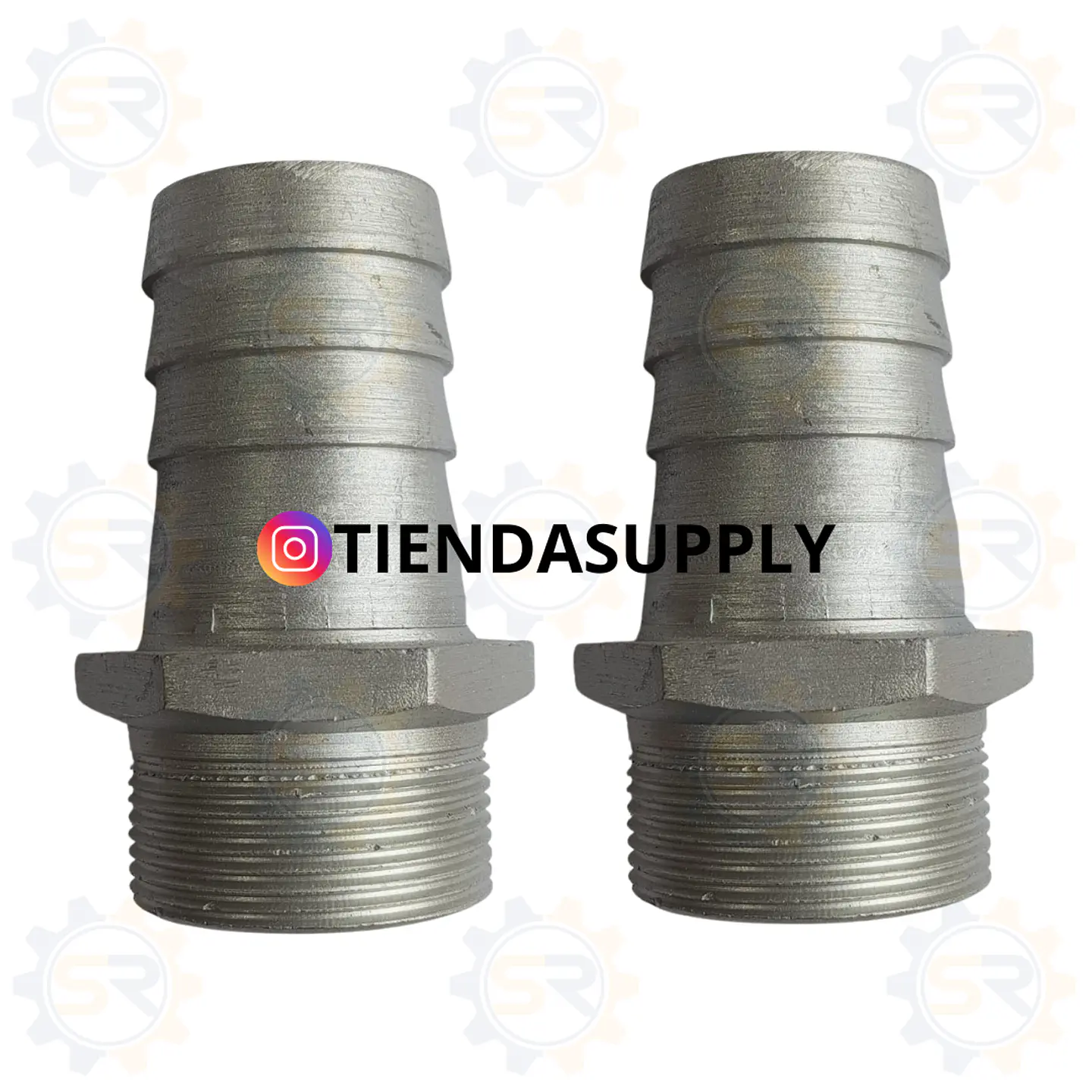 ACOPLE MACHO ALUMINIO  1