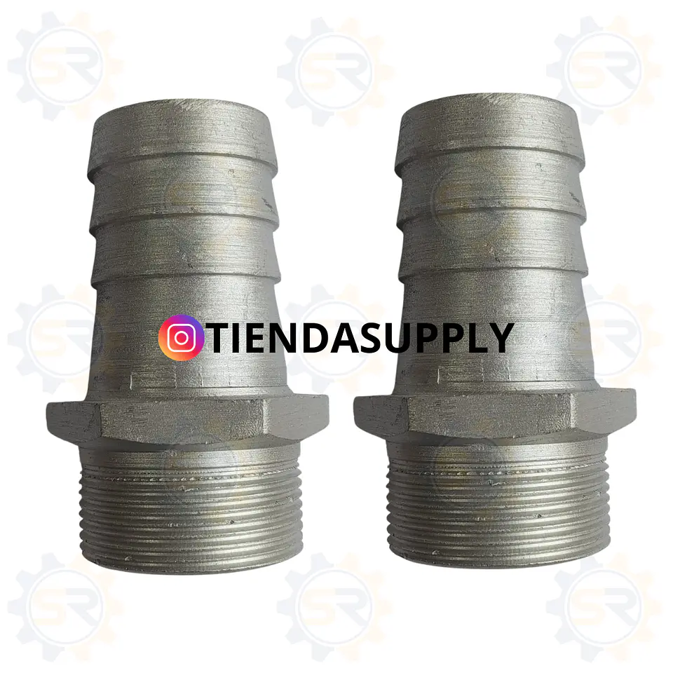 ACOPLE MACHO ALUMINIO  1