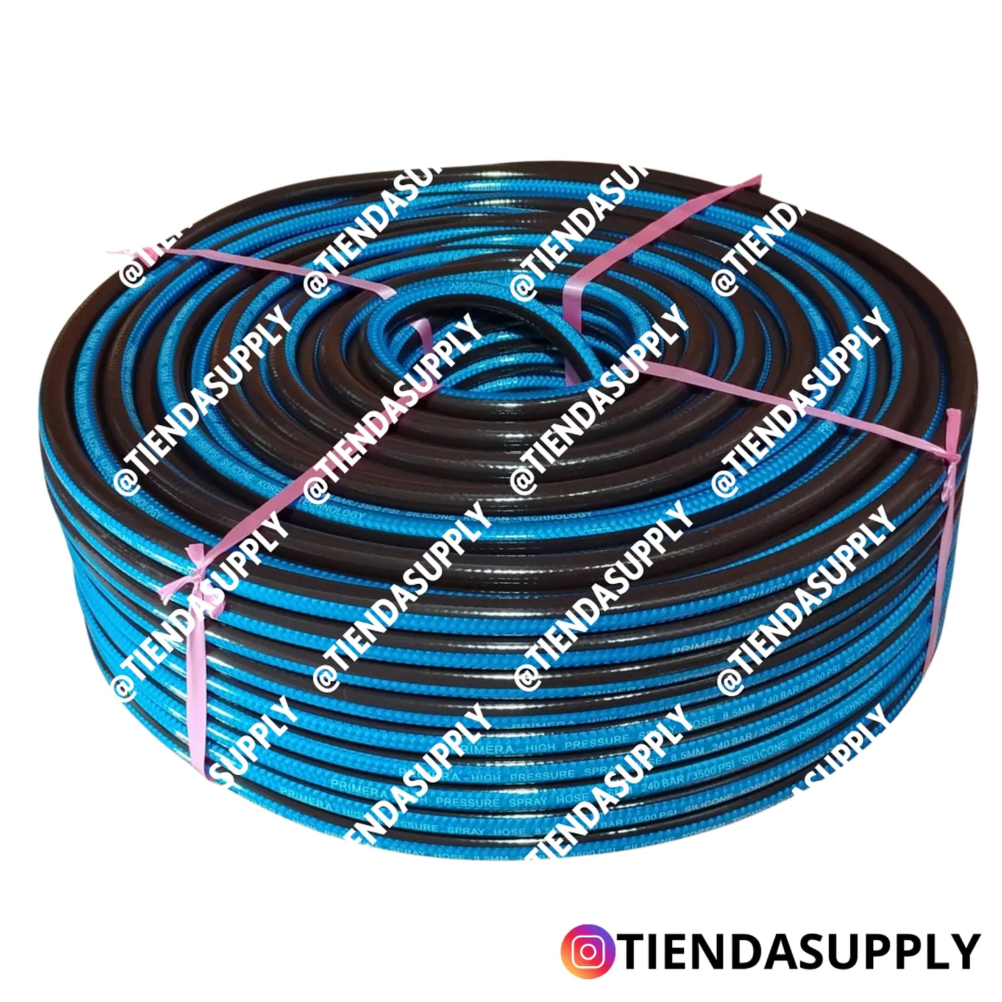 MANGUERA FUMIGACION ESTACIONARIA 7 LONAS - 8.5MM - 240 BAR X 100 METROS 1