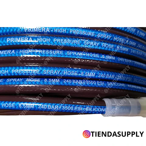 MANGUERA FUMIGACION ESTACIONARIA 7 LONAS - 8.5MM - 240 BAR X 100 METROS