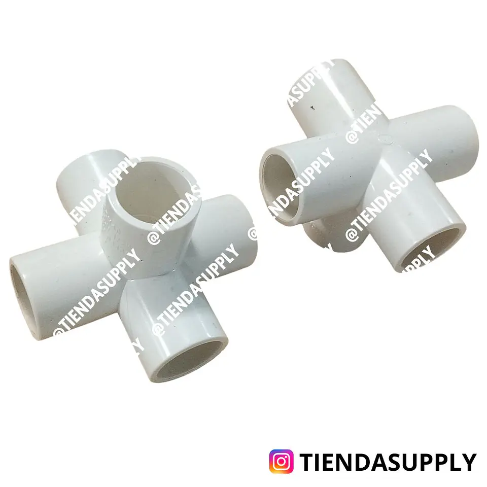 CODO PVC DE 5 SALIDAS LISO   1