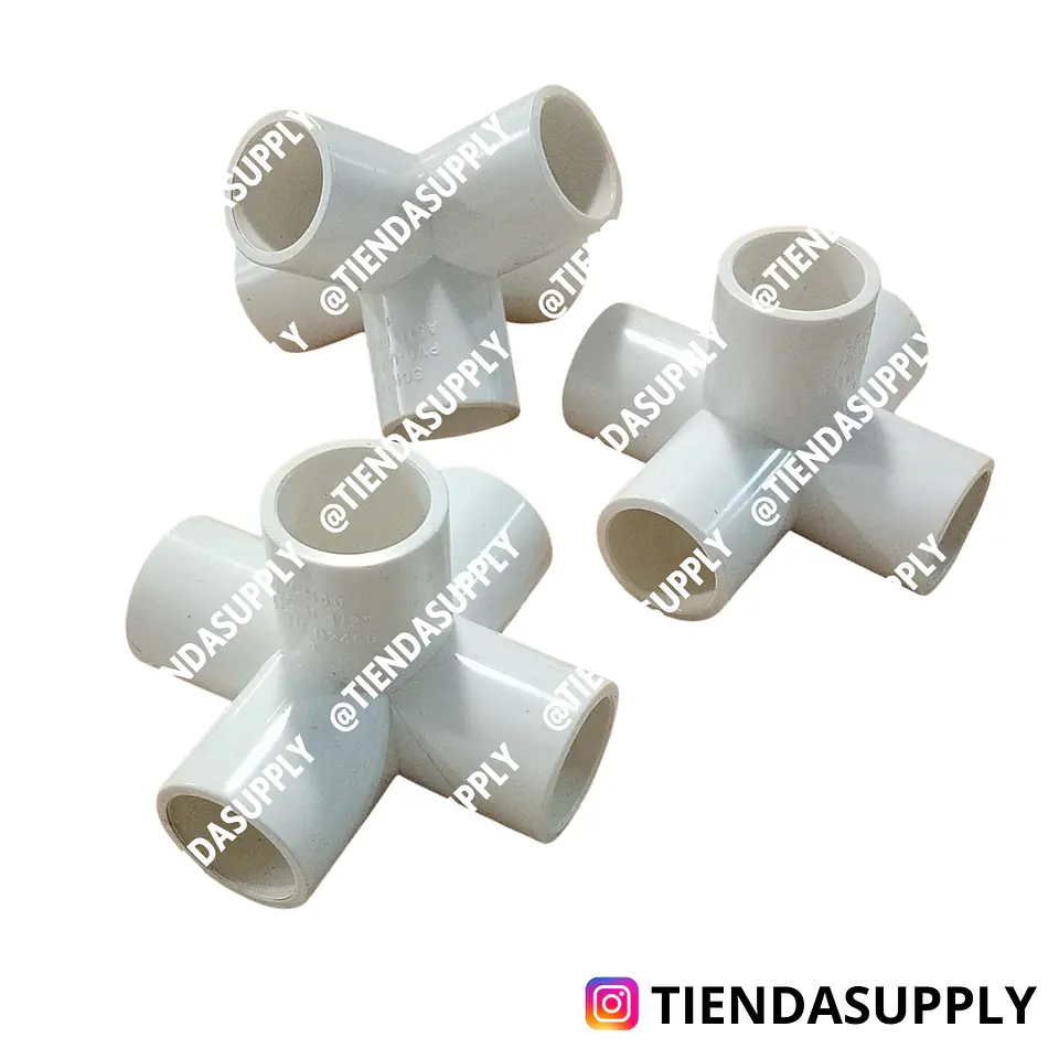 CODO PVC DE 5 SALIDAS LISO   2