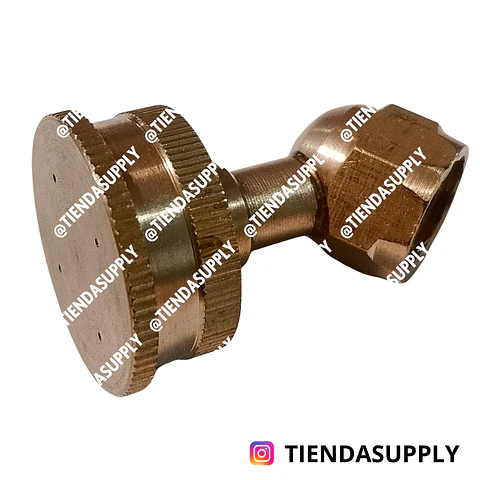 BOQUILLA CURVA 4 HUECOS FUMIGACION