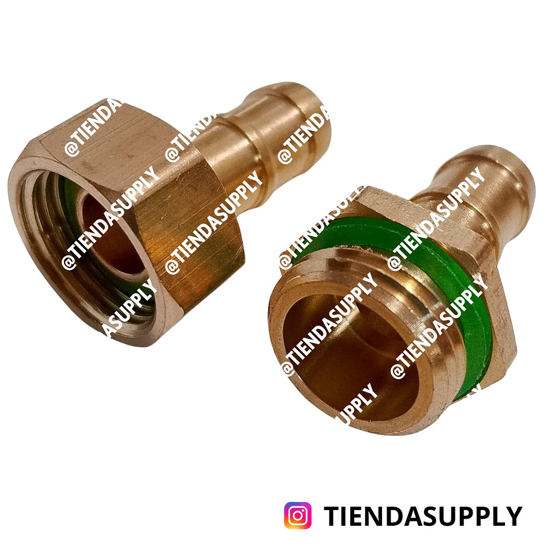CONECTOR HEXAGONAL PARA MANGUERA 13 MM FUMIGACION 2
