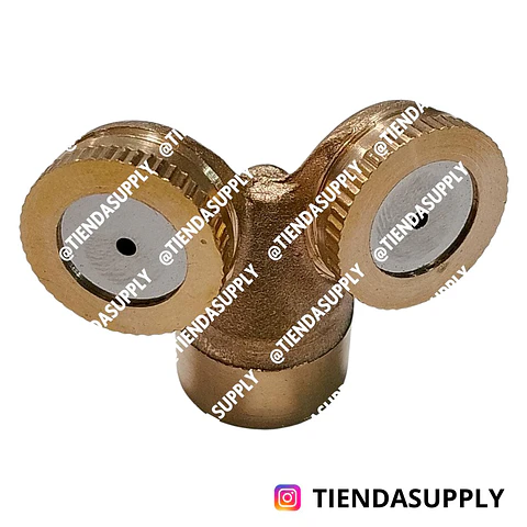 BOQUILLA CURVA 2 HUECOS FUMIGACION