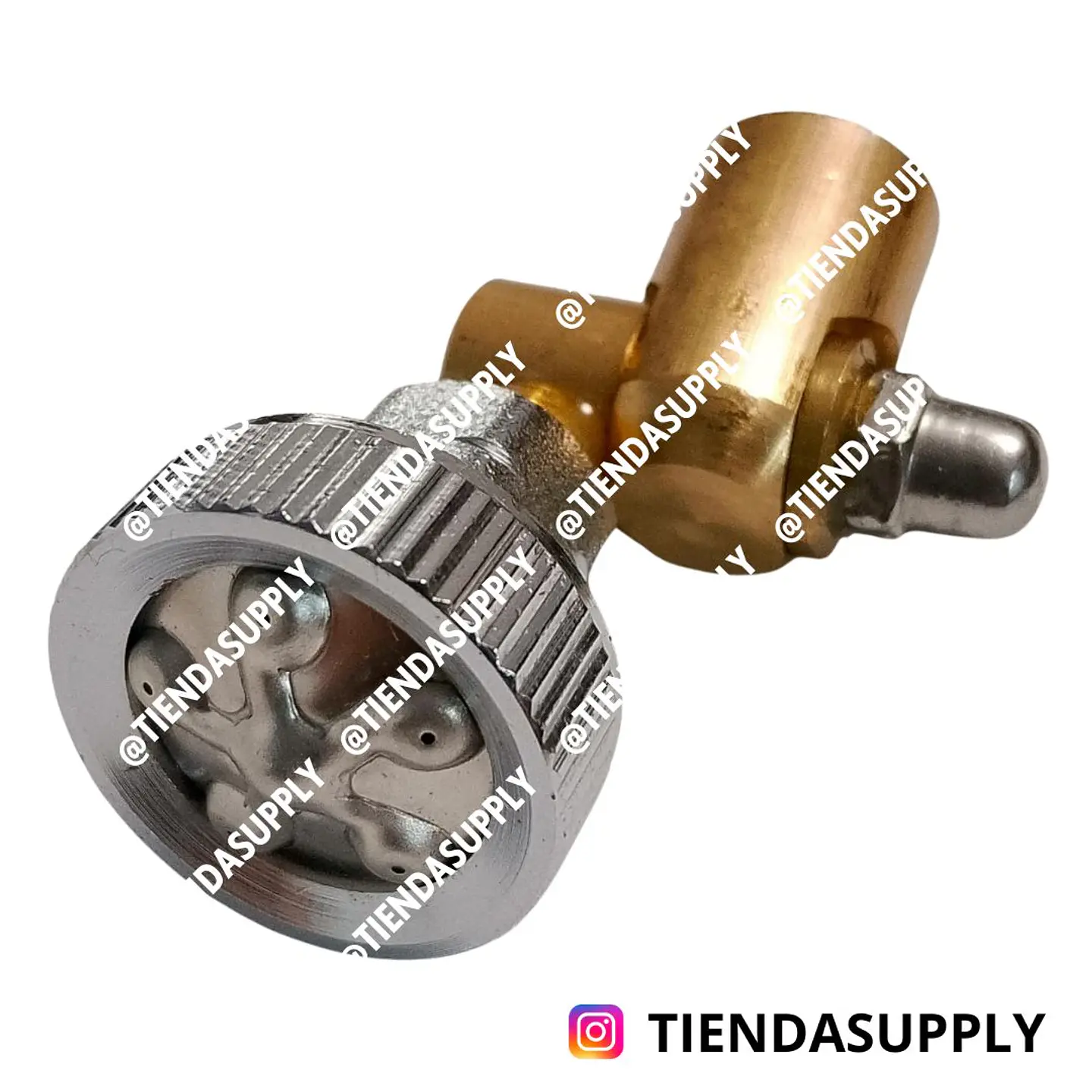 BOQUILLA ACERO INOX RECTA 5 HUECOS EQUALIZABLE FUMIGACION 1