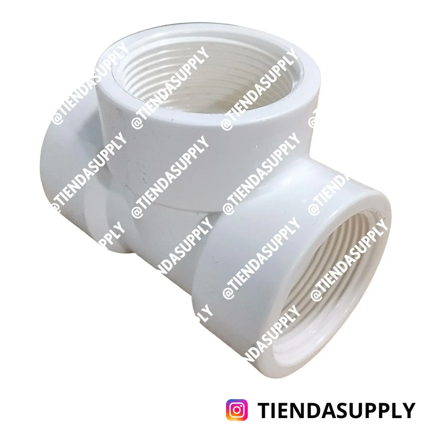 TEE PVC ROSCADO 2