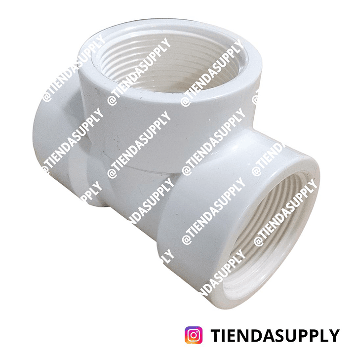 TEE PVC ROSCADO 2
