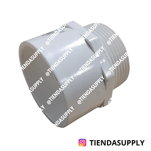 ADAPTADOR MACHO PVC