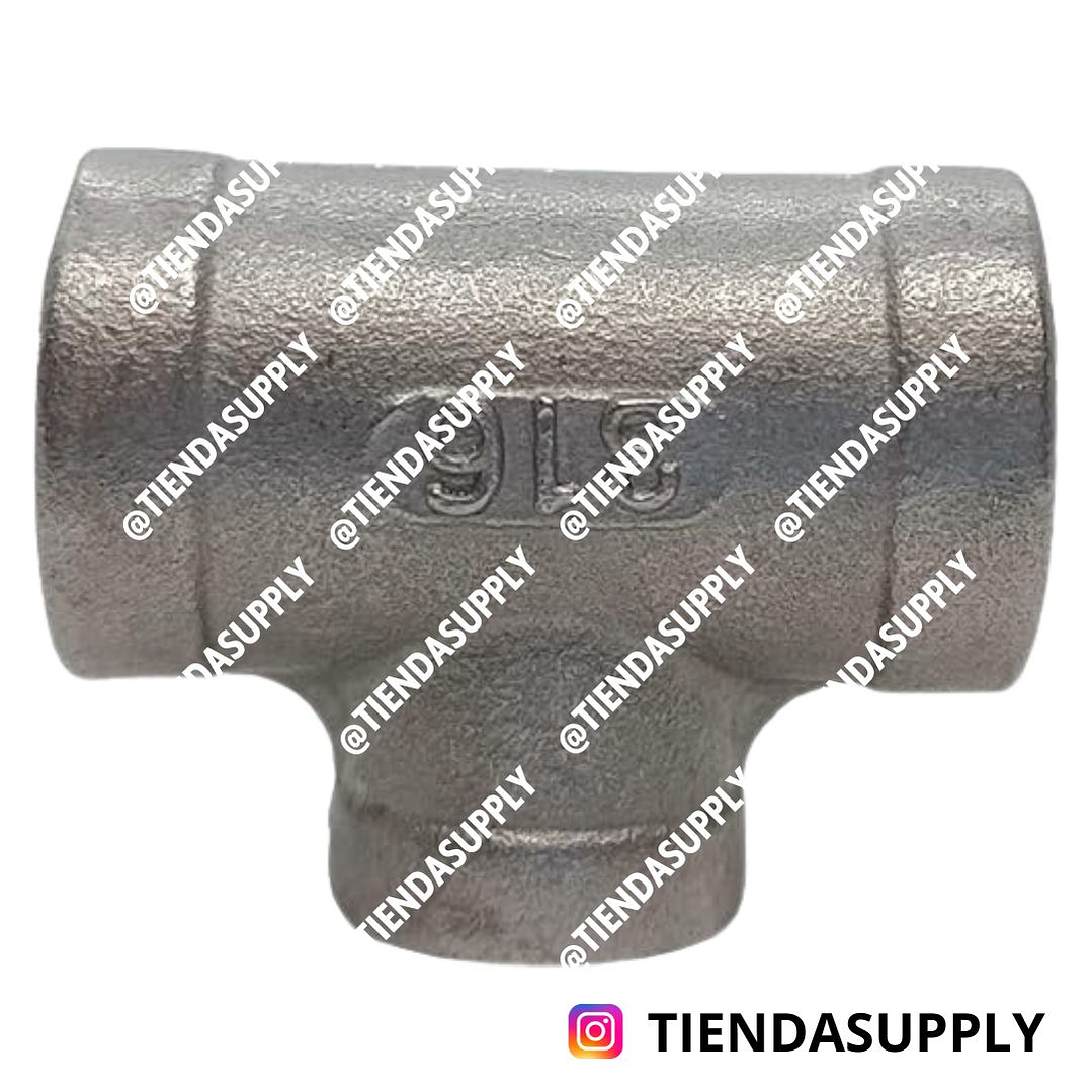 TEE REDUCCION GALVANIZADA  1