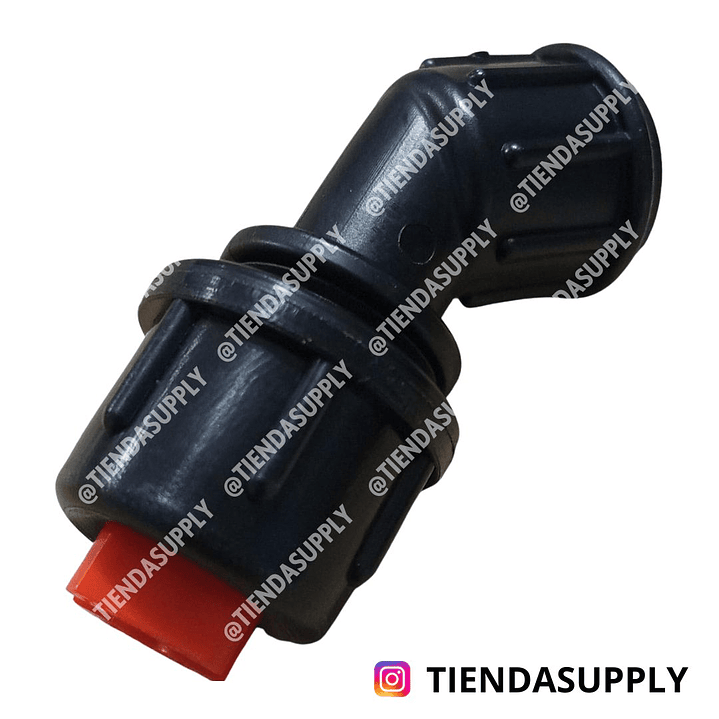 PORTA BOQUILLA PLASTICA CURVA  1