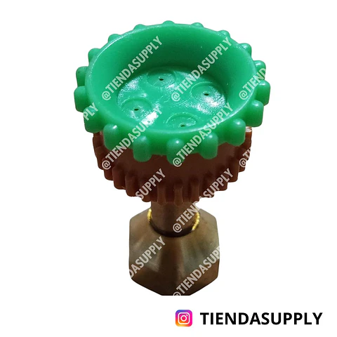 BOQUILLA RECTA 4 HUECOS CON TAPA PLASTICA 