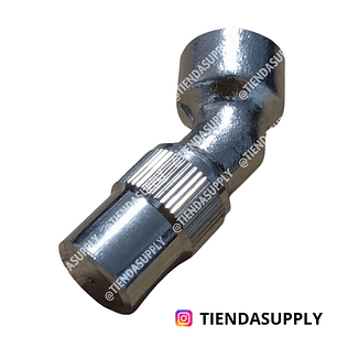 BOQUILLA CURVA 1 SALIDA ACERO INOXIDABLE 