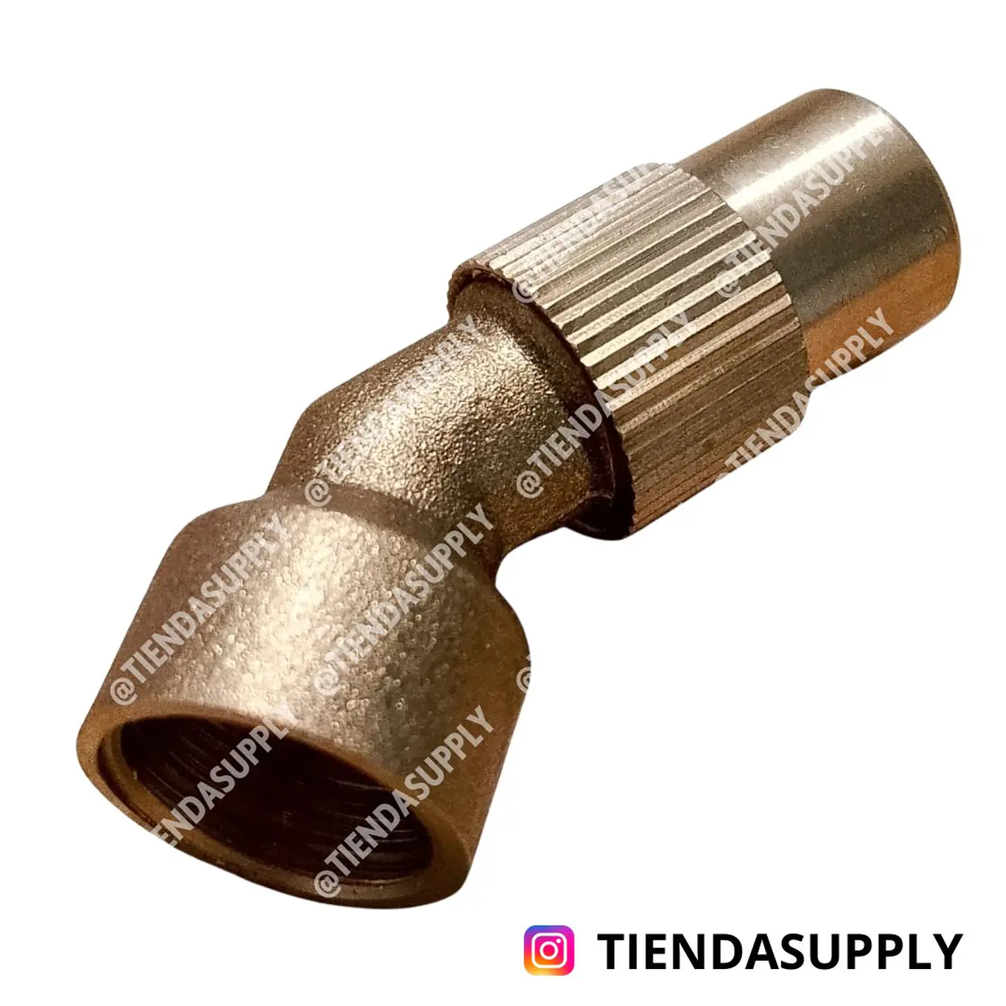 BOQUILLA CURVA 1 SALIDA BRONCE 2