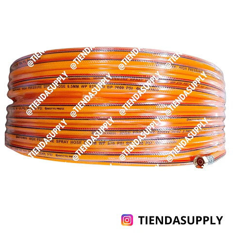 MANGUERA FUMIGACION ESTACIONARIA 5 LONAS - 8.5MM - 60 BAR X 100 METROS