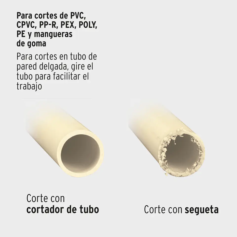 CORTA PLASTICO PROFESIONAL 4