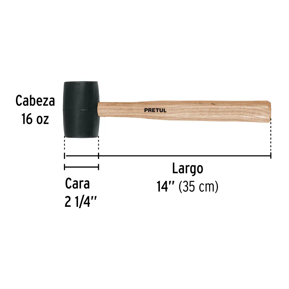 MAZO DE GOMA 16 oz 3