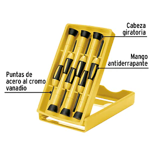 JUEGO CON 6 DESARMADORES