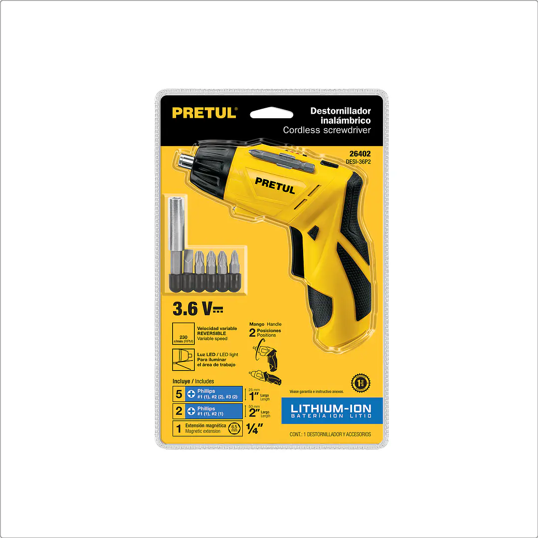 DETORNILLADOR DE DOS POSICIONES 4