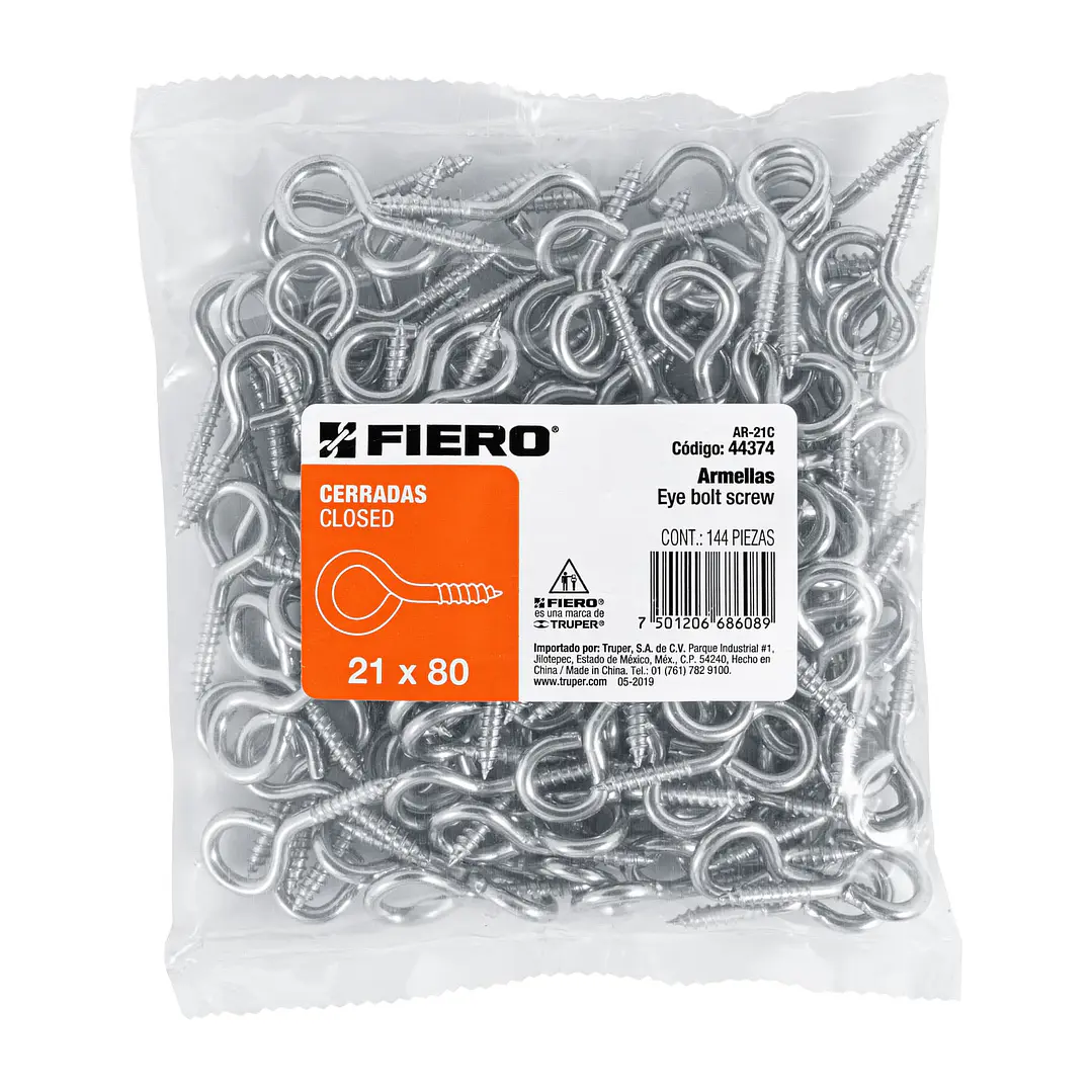 BOLSA CON 144 ARMELLAS CERRADAS 21 X 80 4