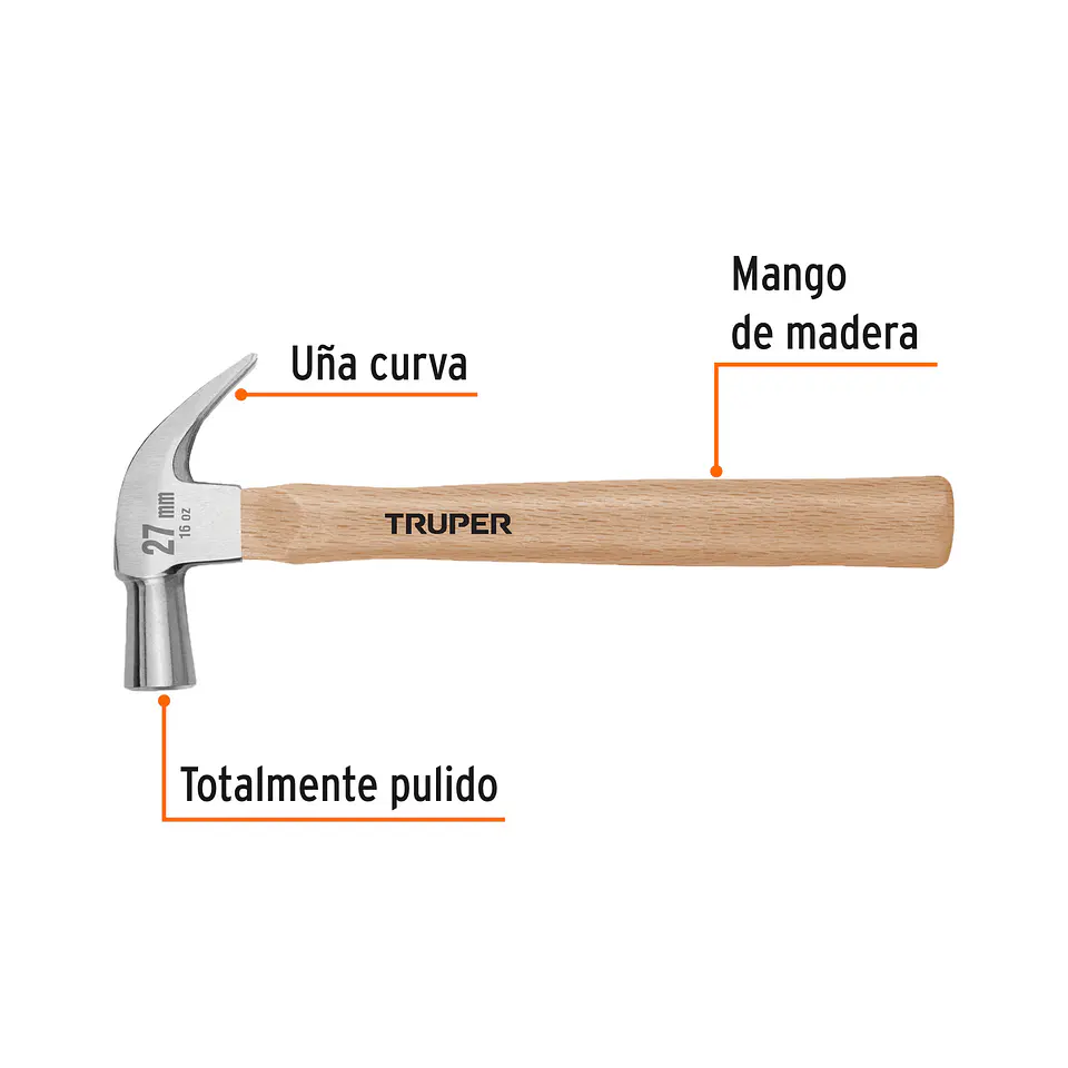 MARTILLO CABEZA CONICA 27MM 2