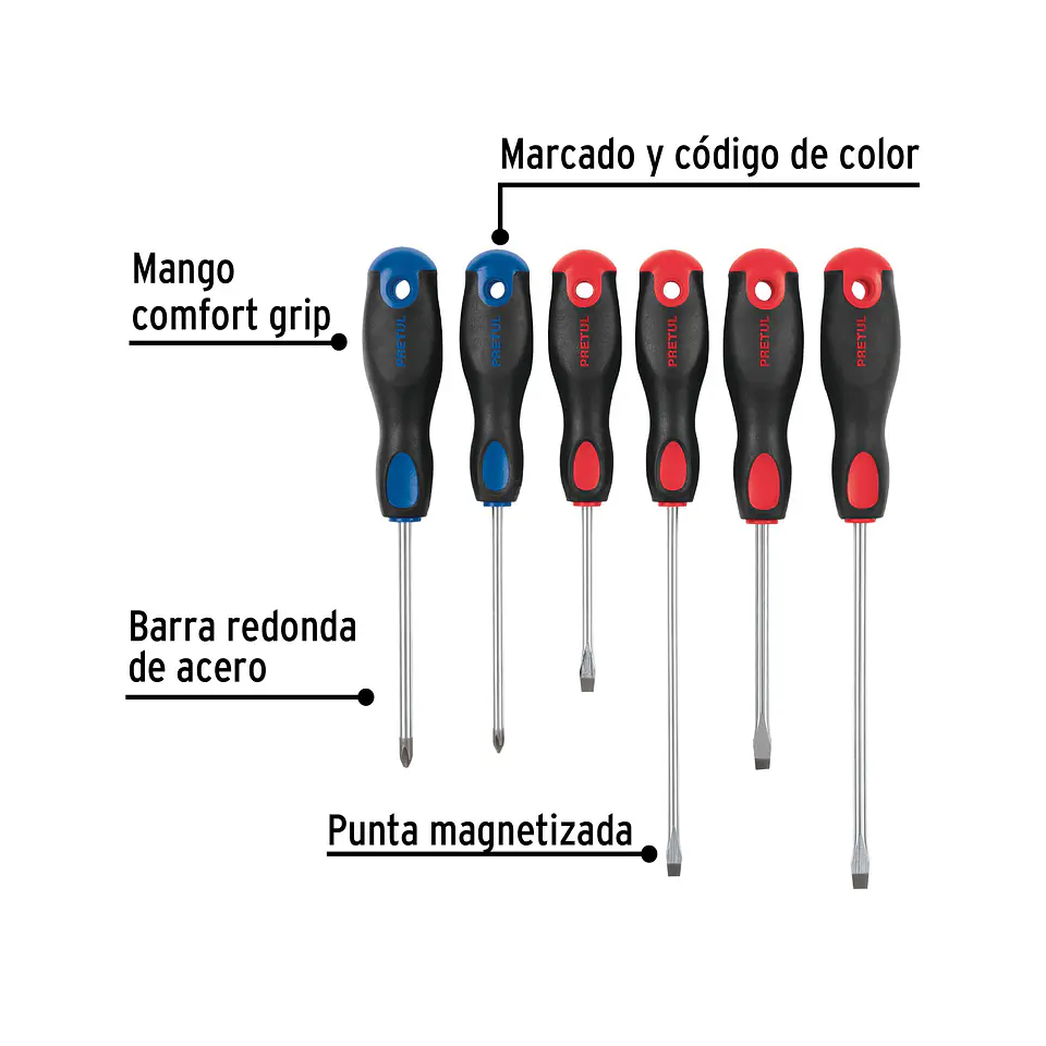 JUEGO DE 6 DESAMARDORES 2