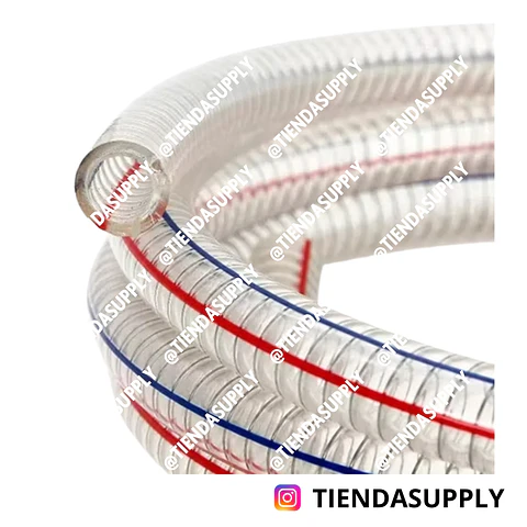 MANGUERA TRANSPARENTE REFUERZO EN ACERO