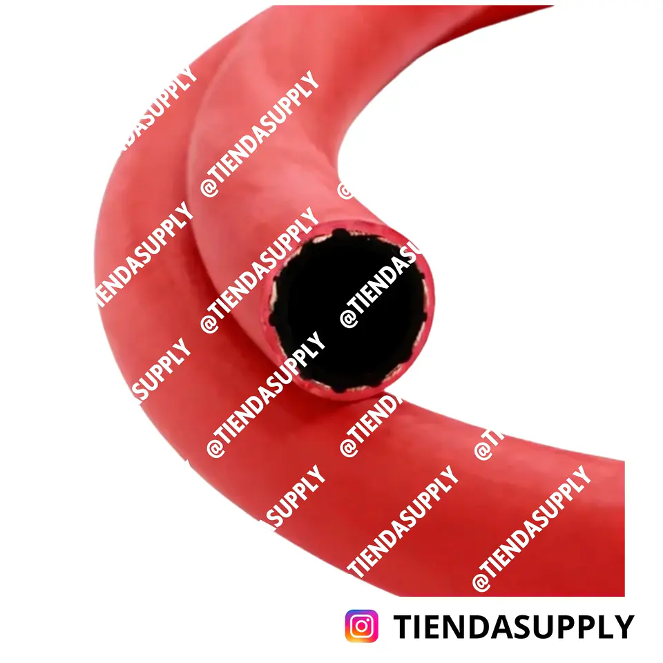 MANGUERA CAUCHO Y LONA ROJA (AIRE - AGUA) 2