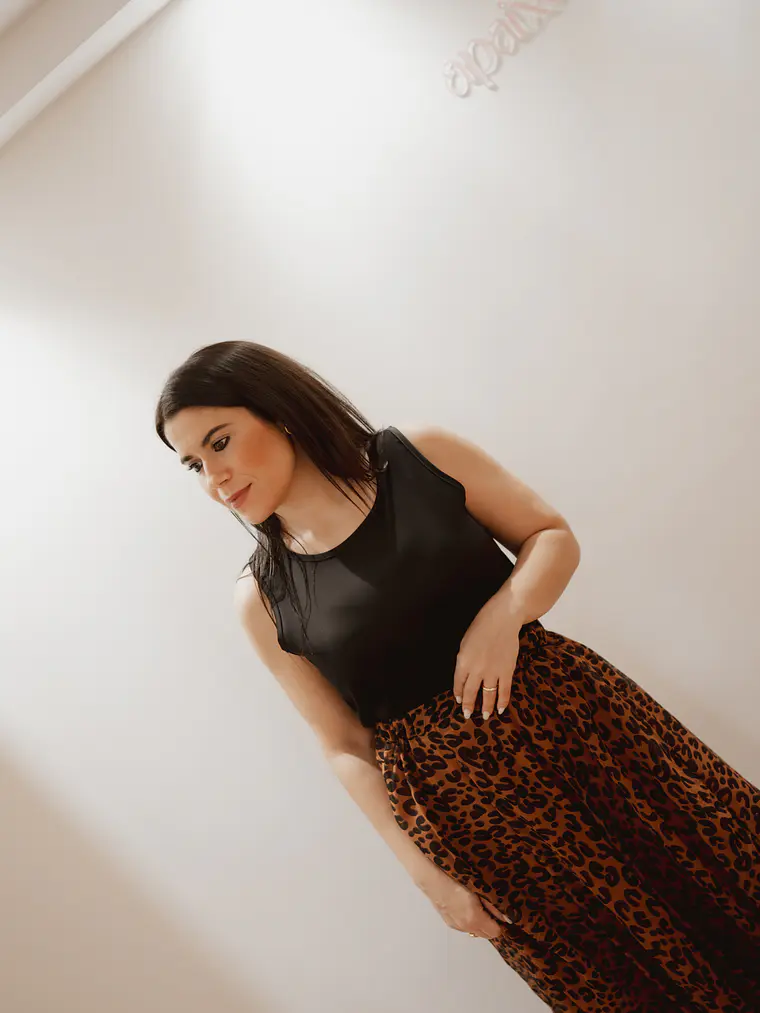 Saia animal print 3