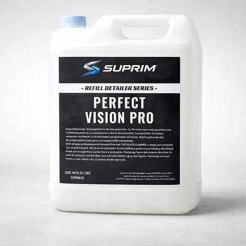 Líquido Antiempañante Para Vidrios Suprim Perfect Vision PRO 5L