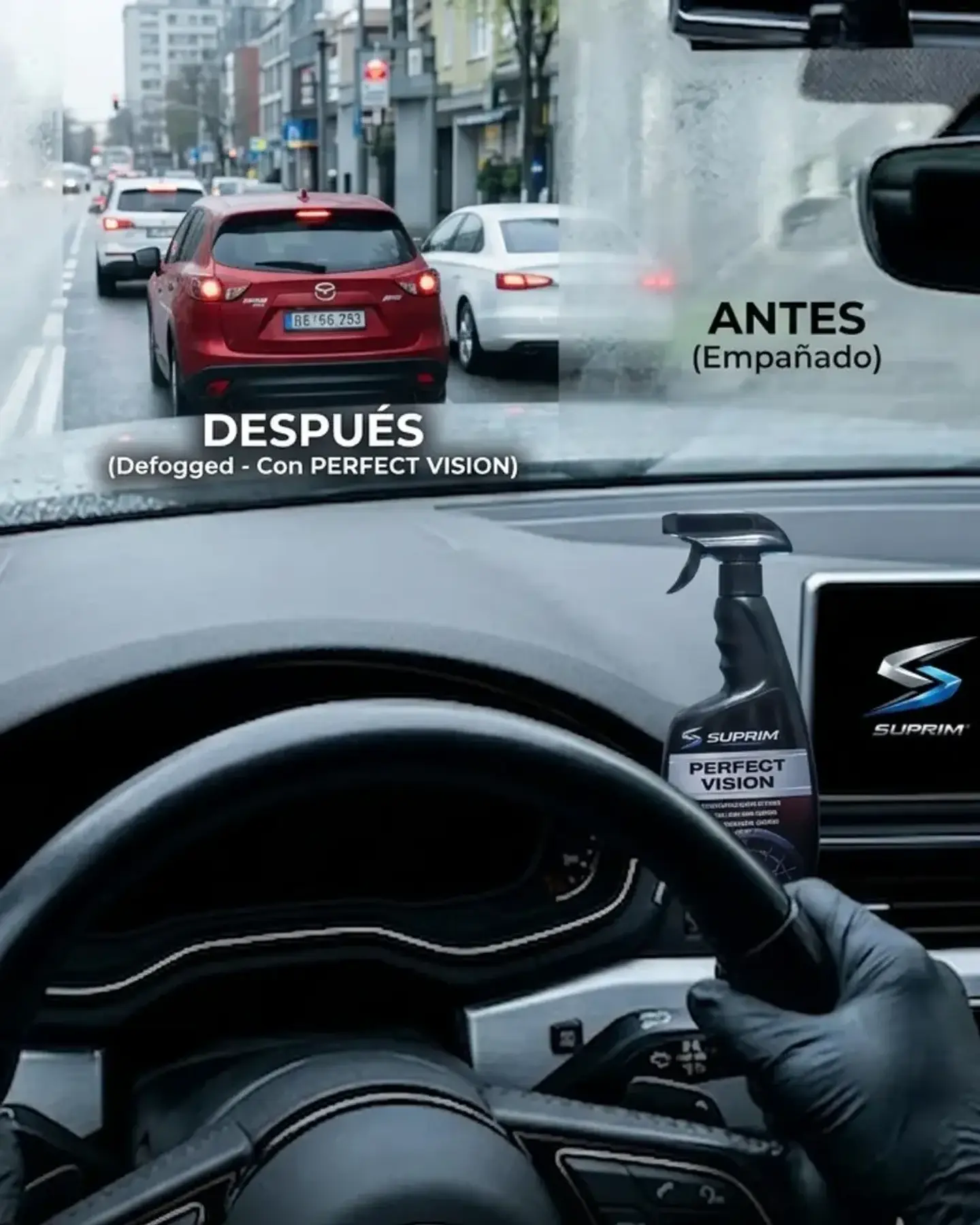 Líquido Antiempañante Para Vidrios Suprim Perfect Vision PRO 5L 5