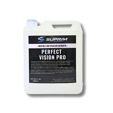 Líquido Antiempañante Para Vidrios Suprim Perfect Vision PRO 5L