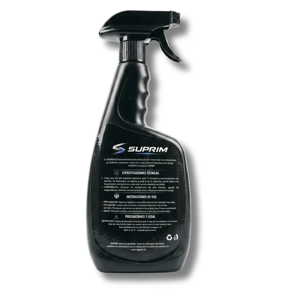 Limpiador De Tapices Para Autos - Suprim Carpet & Textile Cleaner 500ml 5