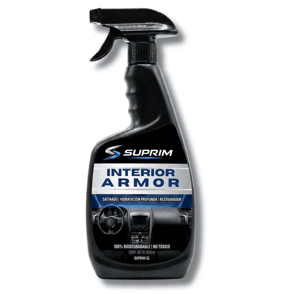 Silicona Líquida para Autos y Camionetas - Suprim Interior Armor 500ml 1