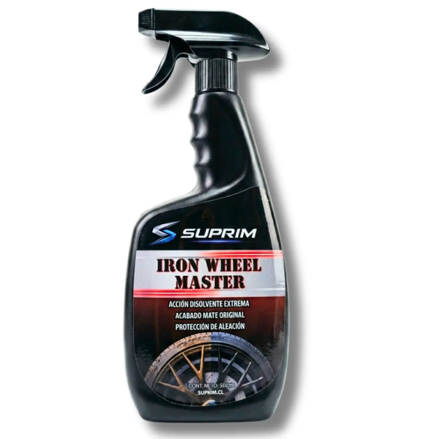 Limpiador De Llantas Premium - Suprim Iron Wheel Master 500ml 1