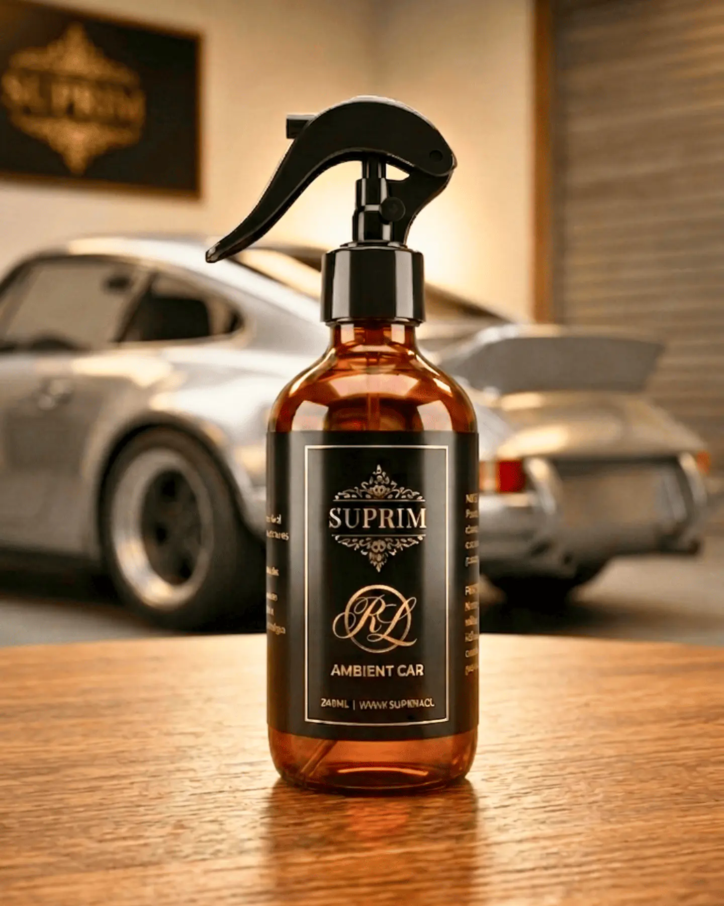 Perfume Para Auto Premium - Suprim Rich Legacy 240ml Vidrio Ámbar 1