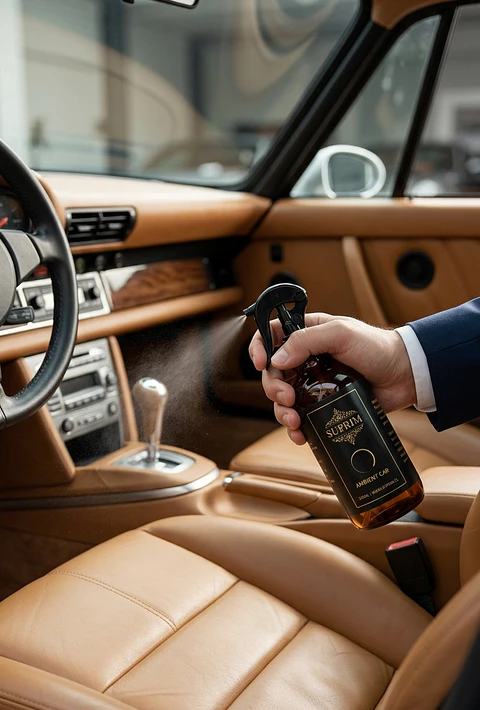Perfume Para Auto Premium - Suprim Rich Legacy 240ml Vidrio Ámbar